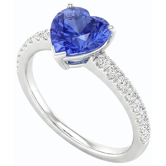 echter round diamant 3Karat ring Vorderansicht