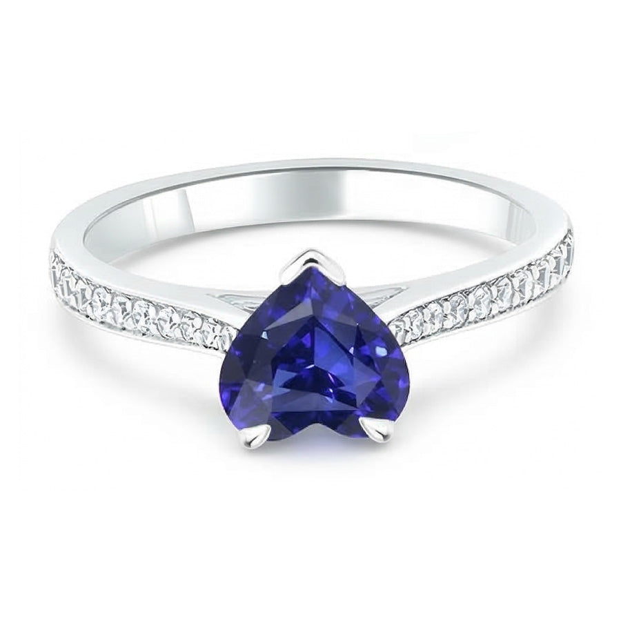 echter round diamant 3Karat ring Detailansicht