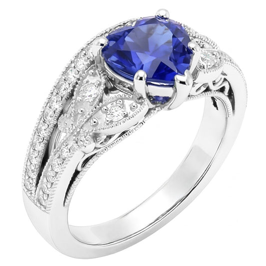 echter round diamant 3Karat ring Vorderansicht