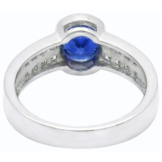 echter round diamant 2.50Karat ring Seitenansicht