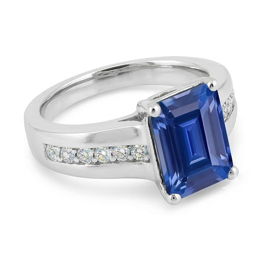 echter round diamant 2.50Karat ring Draufsicht