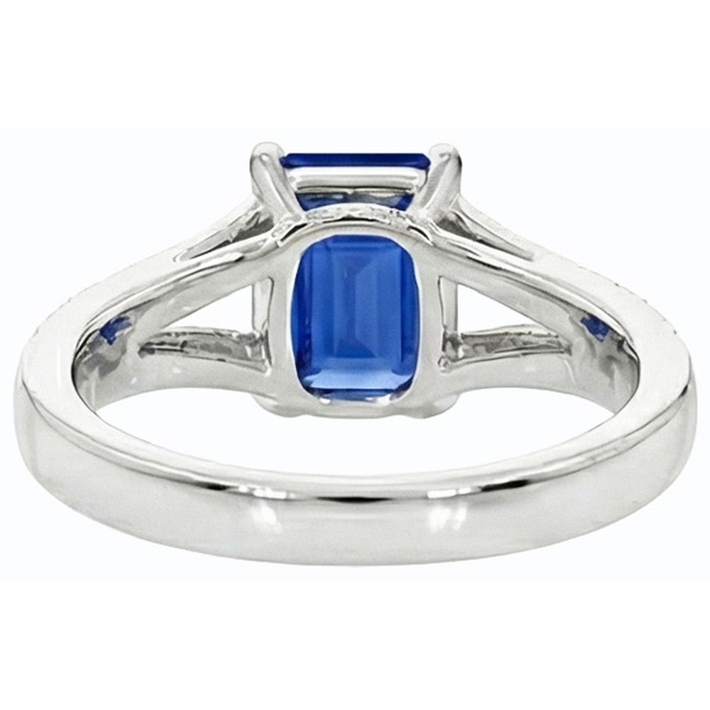 echter round diamant 3Karat ring Seitenansicht
