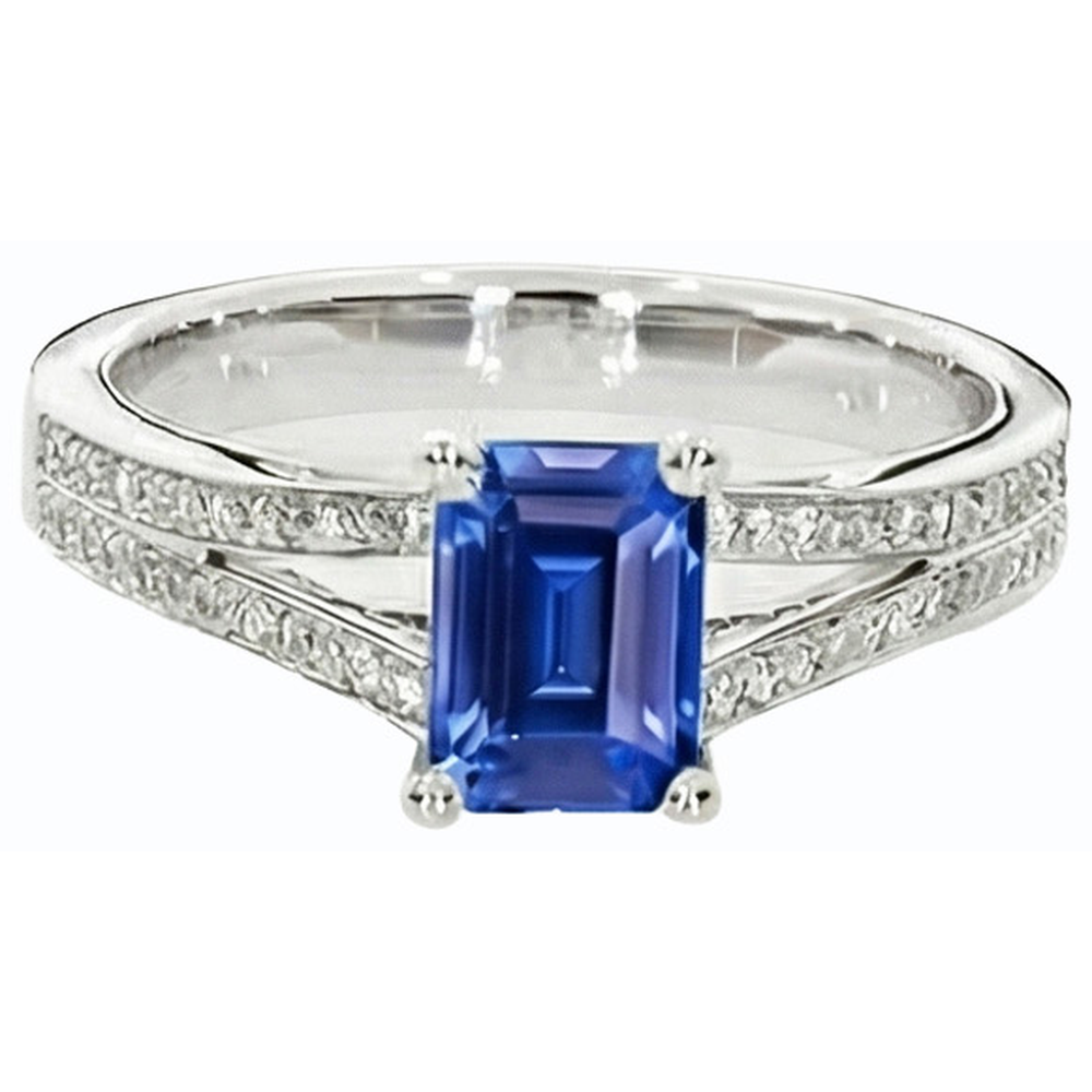 echter round diamant 3Karat ring Detailansicht