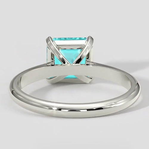 Natürlicher Paraiba-Verlobungsring mit 2,50 ct