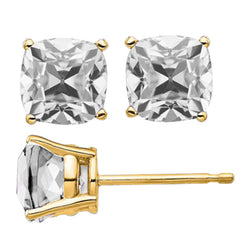 14K Gelbgold Ohrstecker mit Edler Diamant – 11 Karat