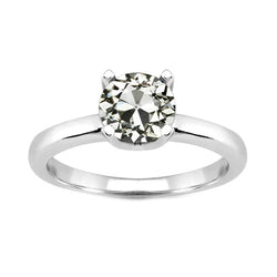 Funkelnder Einzelstein-Ring – Brillant 2 Karat | HarryChadEnt