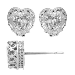 14K Weißgold Ohrhänger mit Diamant – 7 Karat