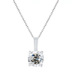 Luxuriöser Diamant Anhänger – 3 Karat 14 Karat Weißgold