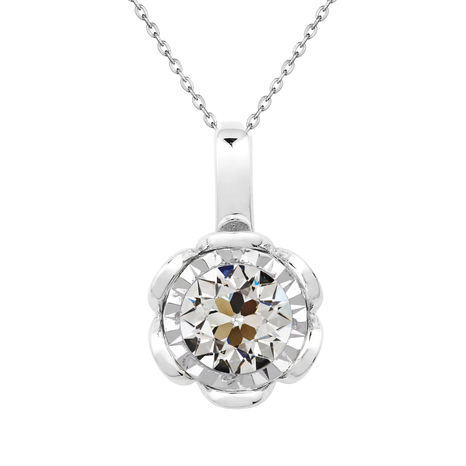 Echter Diamant Hänge-Anhänger – Hauptansicht