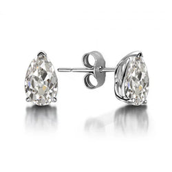 Brillant Ohrringe 1 Karat G/VS1 – 14K Weißgold