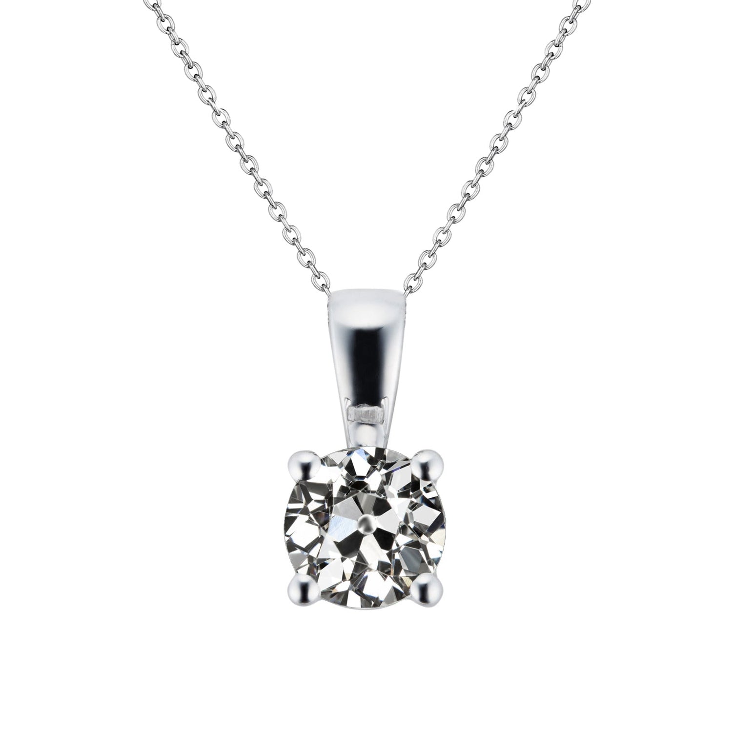Kunstvoller Edler Diamant Anhänger 1,50 Karat – Hauptansicht