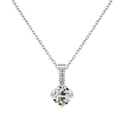 Naturreiner Edler Diamant Hänge-Anhänger 1 Karat – 14K Weißgold