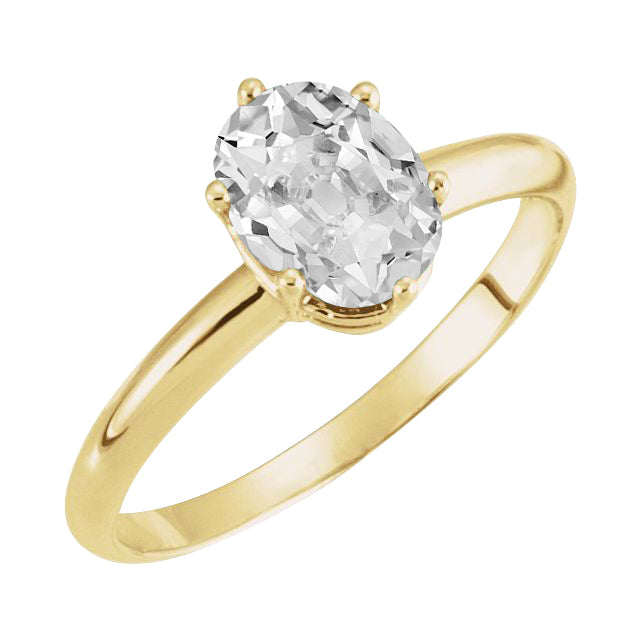 Brillanter Diamant Solitär-Verlobungsring 4 Karat – Hauptansicht