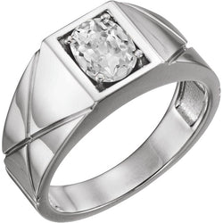 Luxuriöser Diamant Solitär-Ring – 3 Karat 14K Weißgold