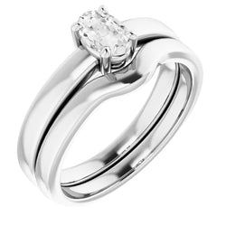 Luxuriöser Diamant Verlobungsring – 2,50 Karat 14K Weißgold