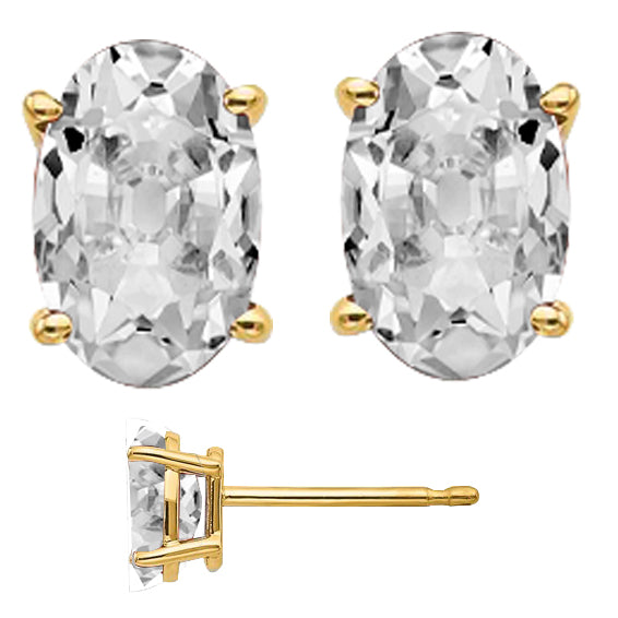 Ohrstecker 14K Gelbgold mit Brillant – Hauptansicht