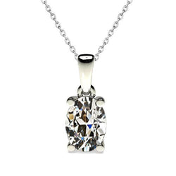 Erdgewonnener Old Mine Cut Edler Diamant Anhänger – 2 Karat in