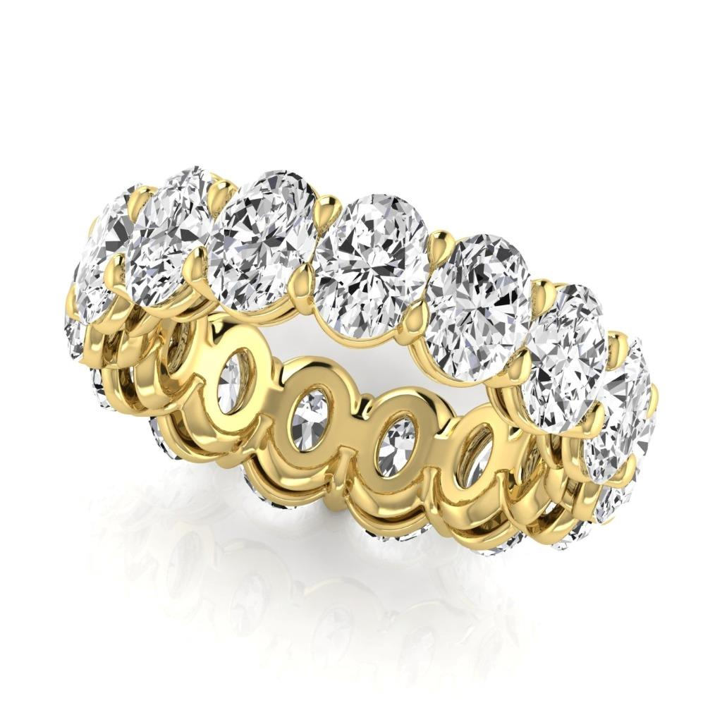 Diamant Eternity Band – Seitenansicht