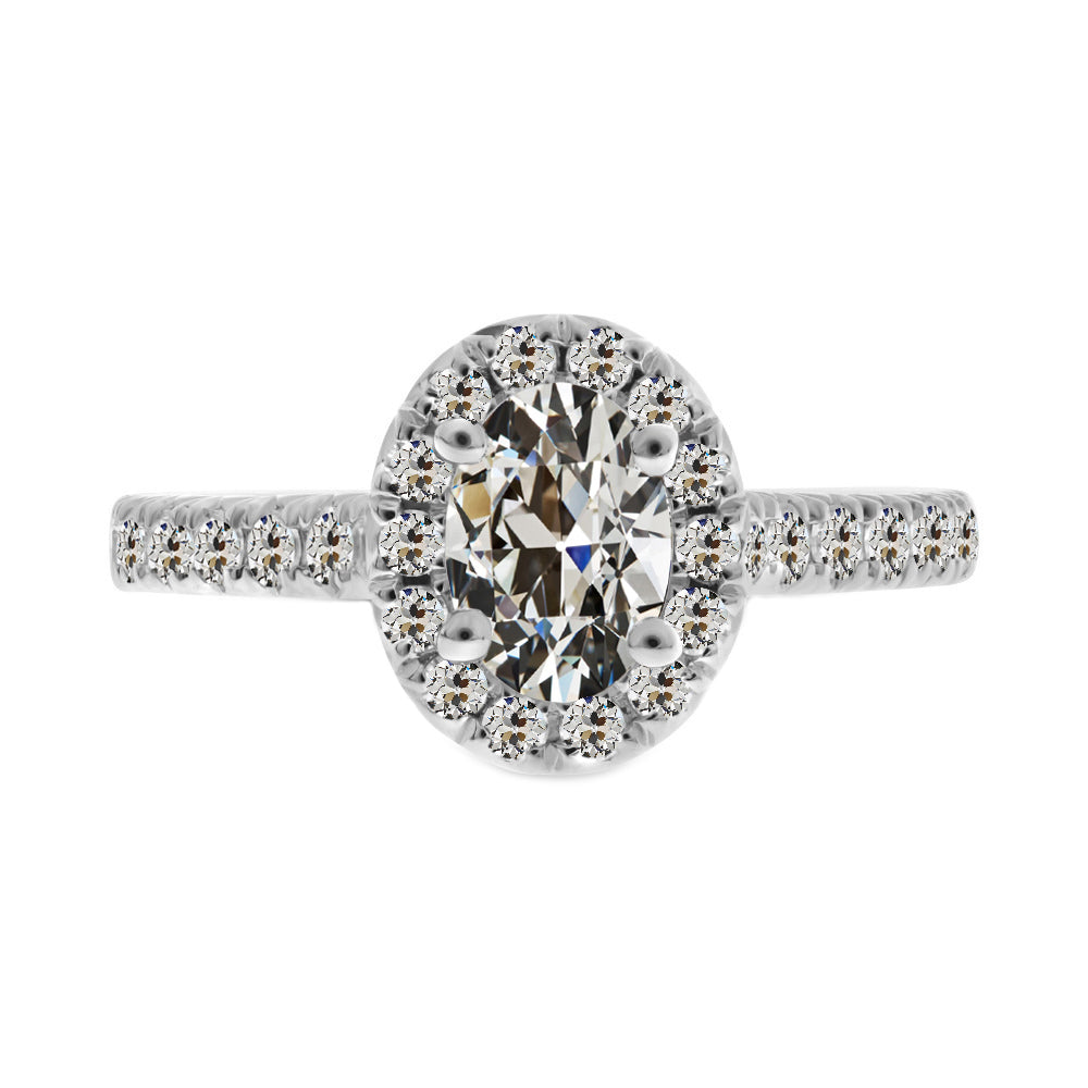 Premium Halo-Ring 2,50 Karat – Hauptansicht