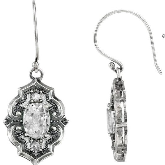 echter oval diamant 5Karat ohrring Vorderansicht