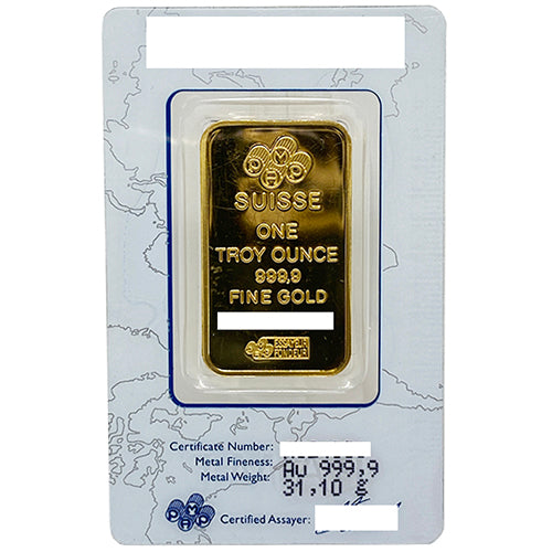 Edelstein Gold Bullion -Karat Gold – Frontansicht