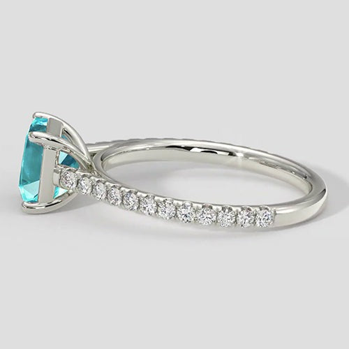 Paraiba-Ring Asscher-Schliff 2 Karat