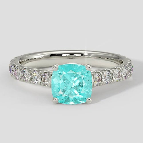 Paraiba Ring Rundschliff 1,75 Karat