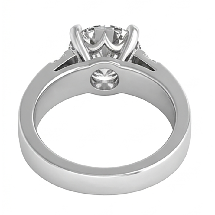 Pavé Diamant Männer-Ring 2 Karat – 10K White Gold