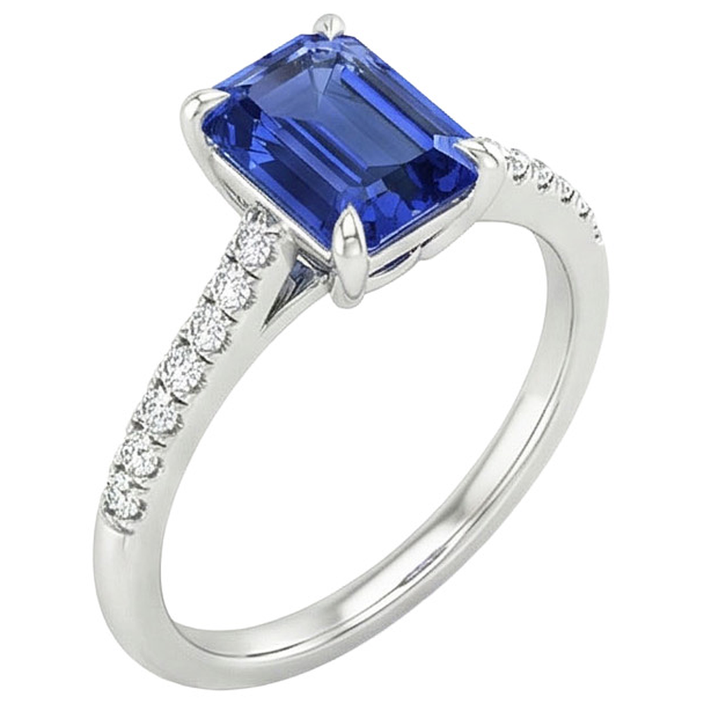 echter round diamant 3.50Karat ring Detailansicht