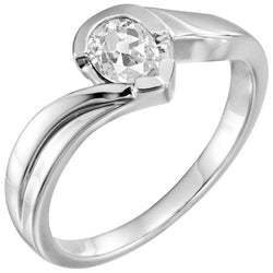 Maßgefertigter 2-Karat Brillant Solitär-Ring