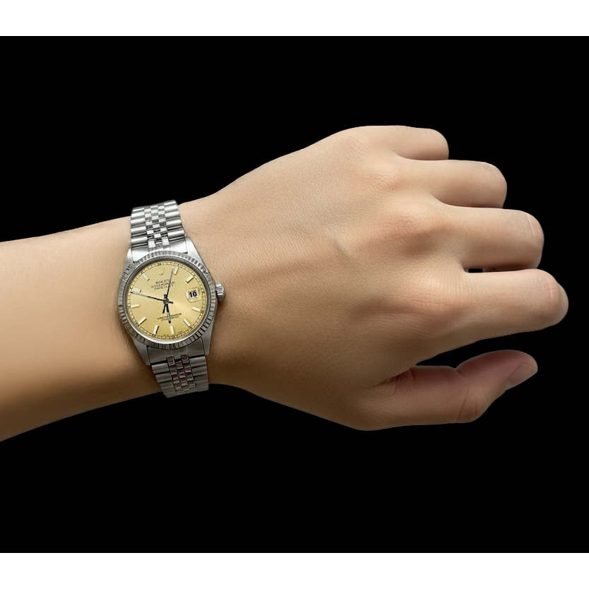 Perpetual Rolex Herren Rolex Stick Zifferblatt Jubilee Edelstahl Armband SCHNELLES EINSTELLEN