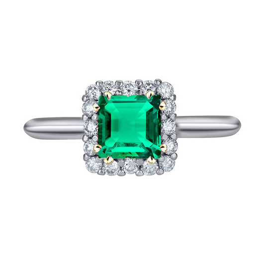 Handgemachter Schmuckstein-Ring 3 Karat – Hauptansicht