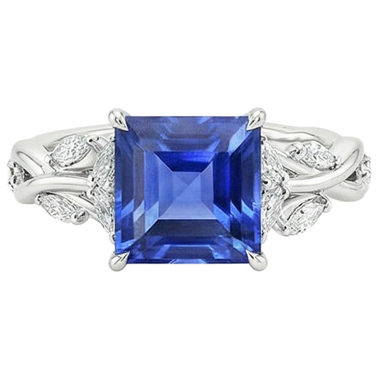 echter marquise diamant 6.75Karat ring Detailansicht
