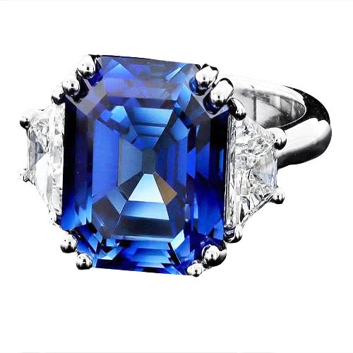 Promi-Diamant-Saphir-Verlobungsring