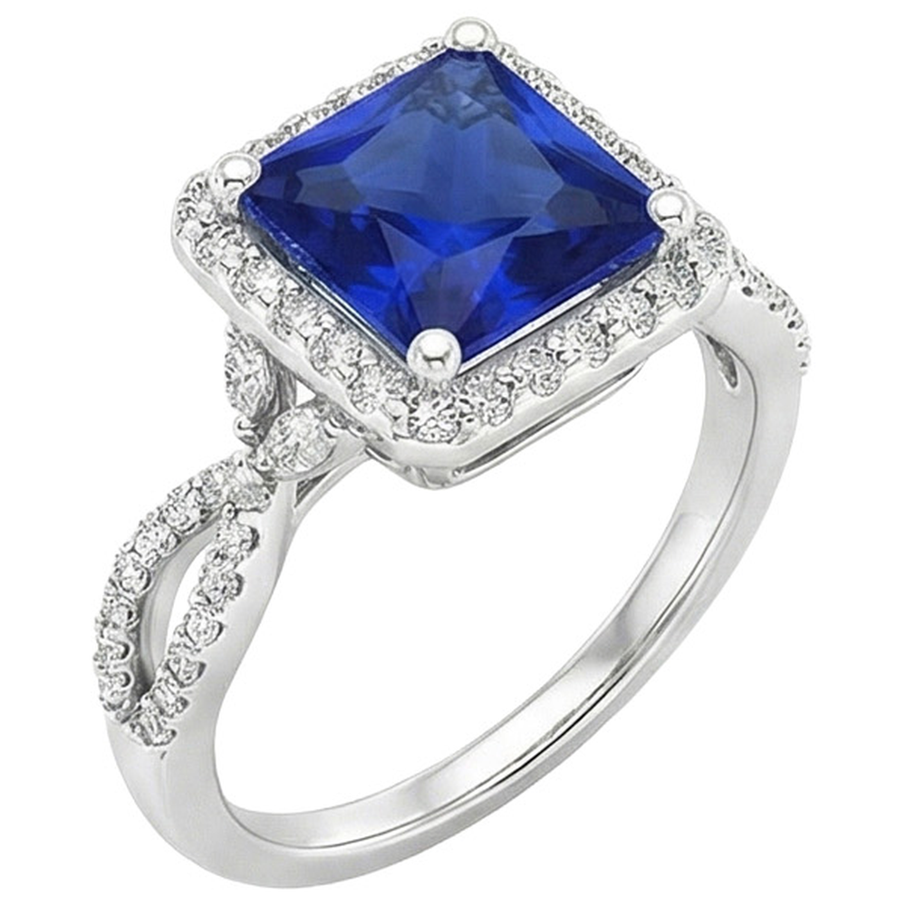 echter marquise diamant 3.50Karat ring Seitenansicht