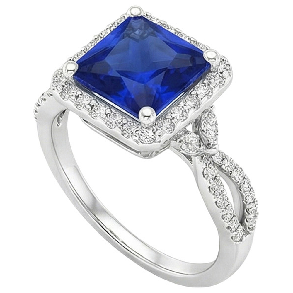 echter marquise diamant 3.50Karat ring Draufsicht