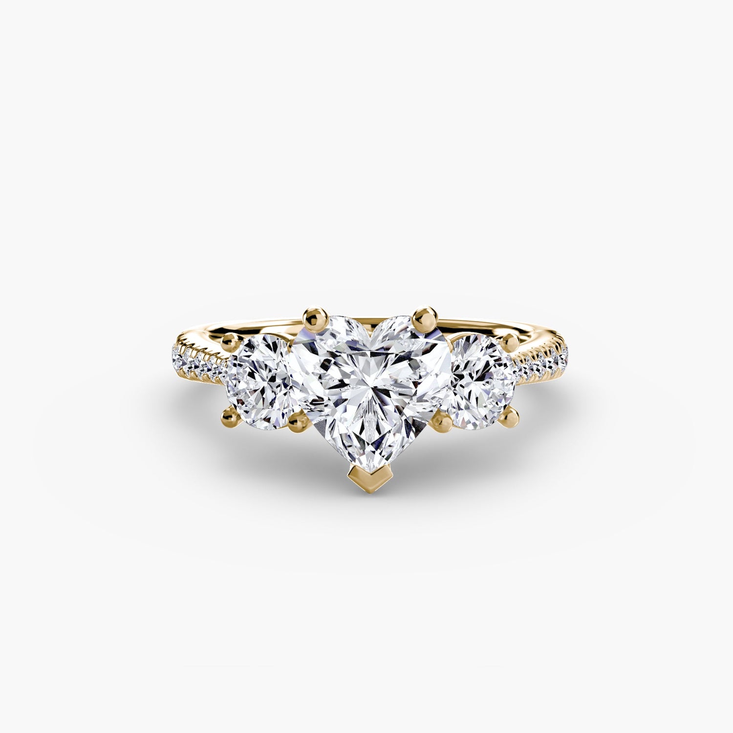 Setting Gold mit Edelstein – Detailansicht