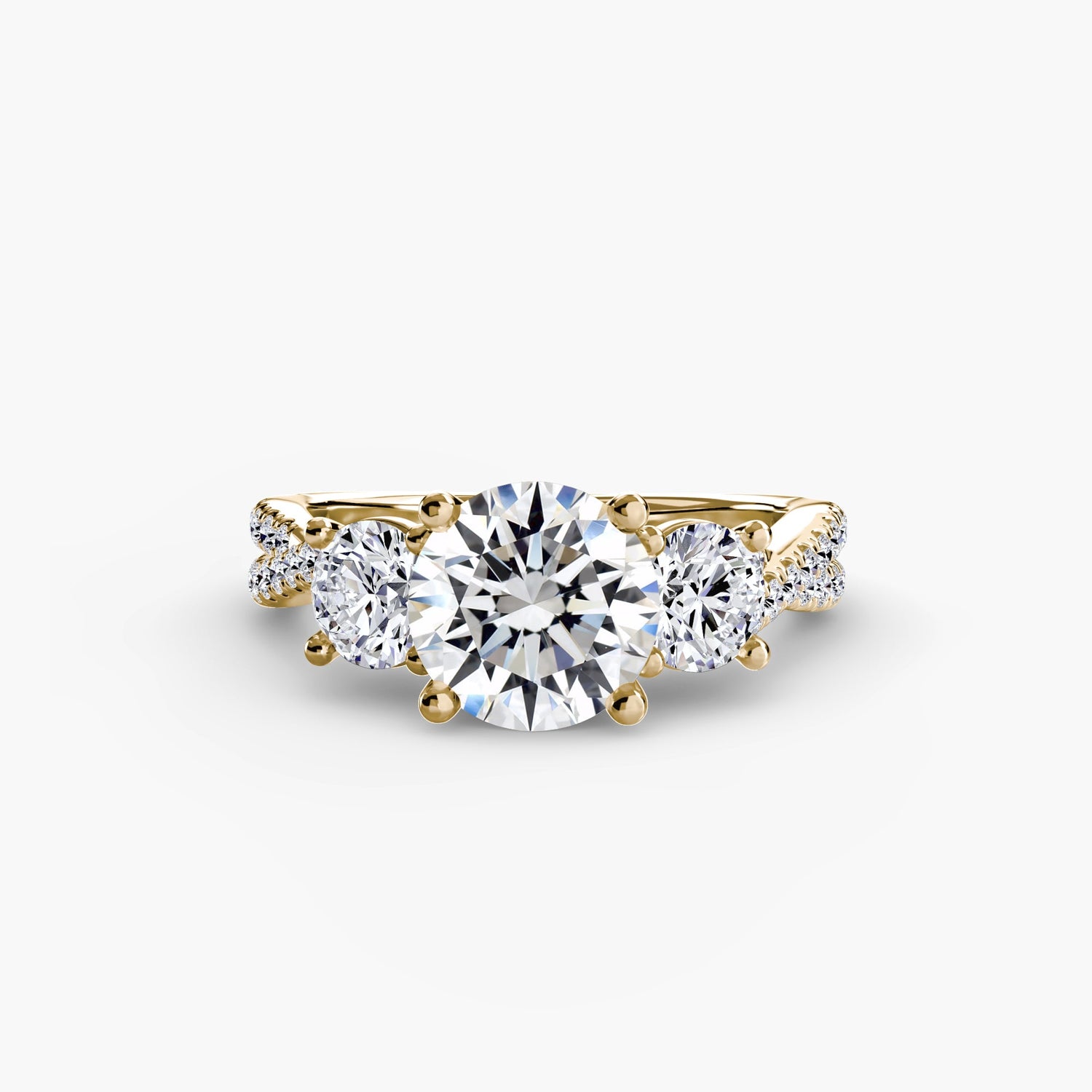 Erdgewonnener Diamant Setting – Hauptansicht