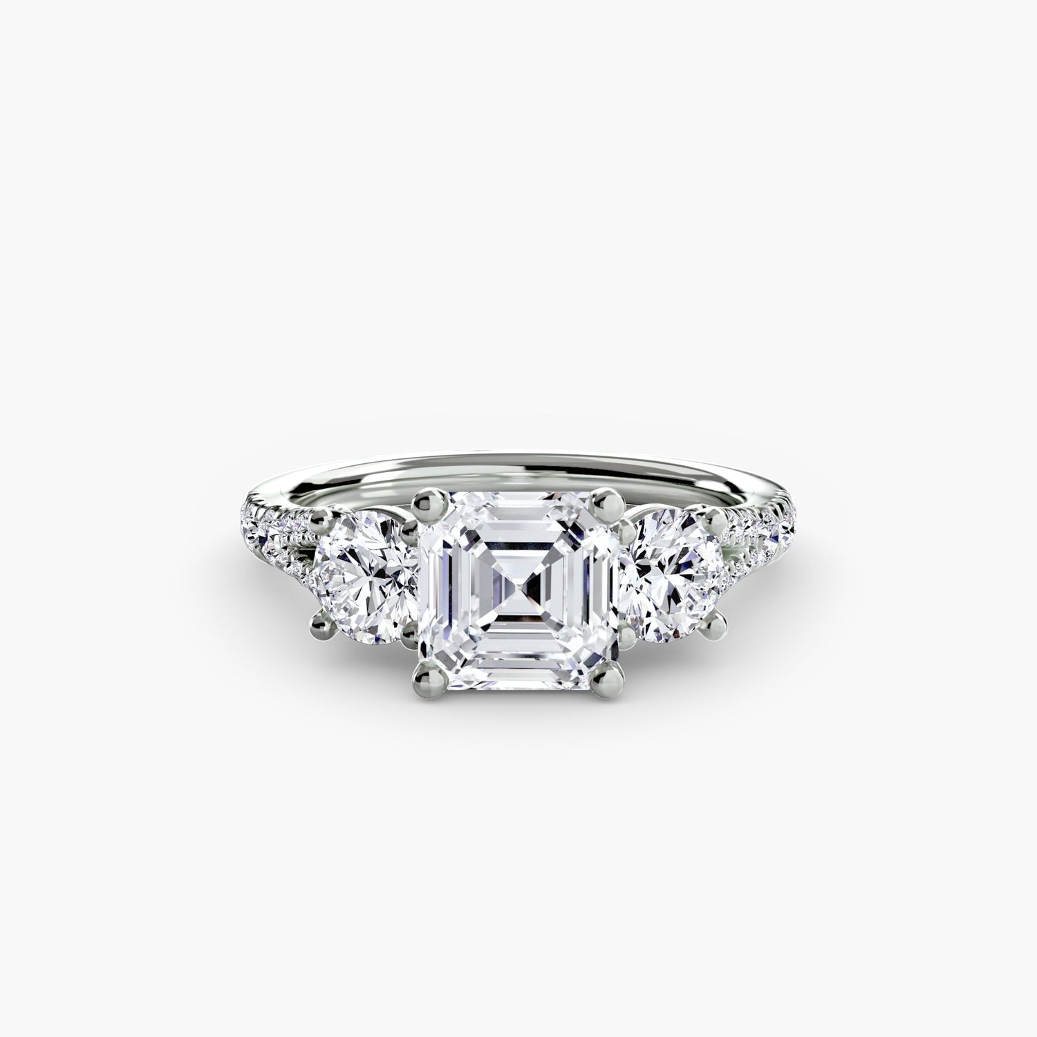 Naturreiner Edler Diamant Setting 0,77 Karat Gold – Nahaufnahme