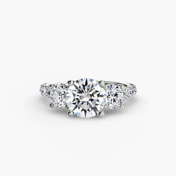 Pavé Edler Diamant Setting 0,77 Karat – Gold