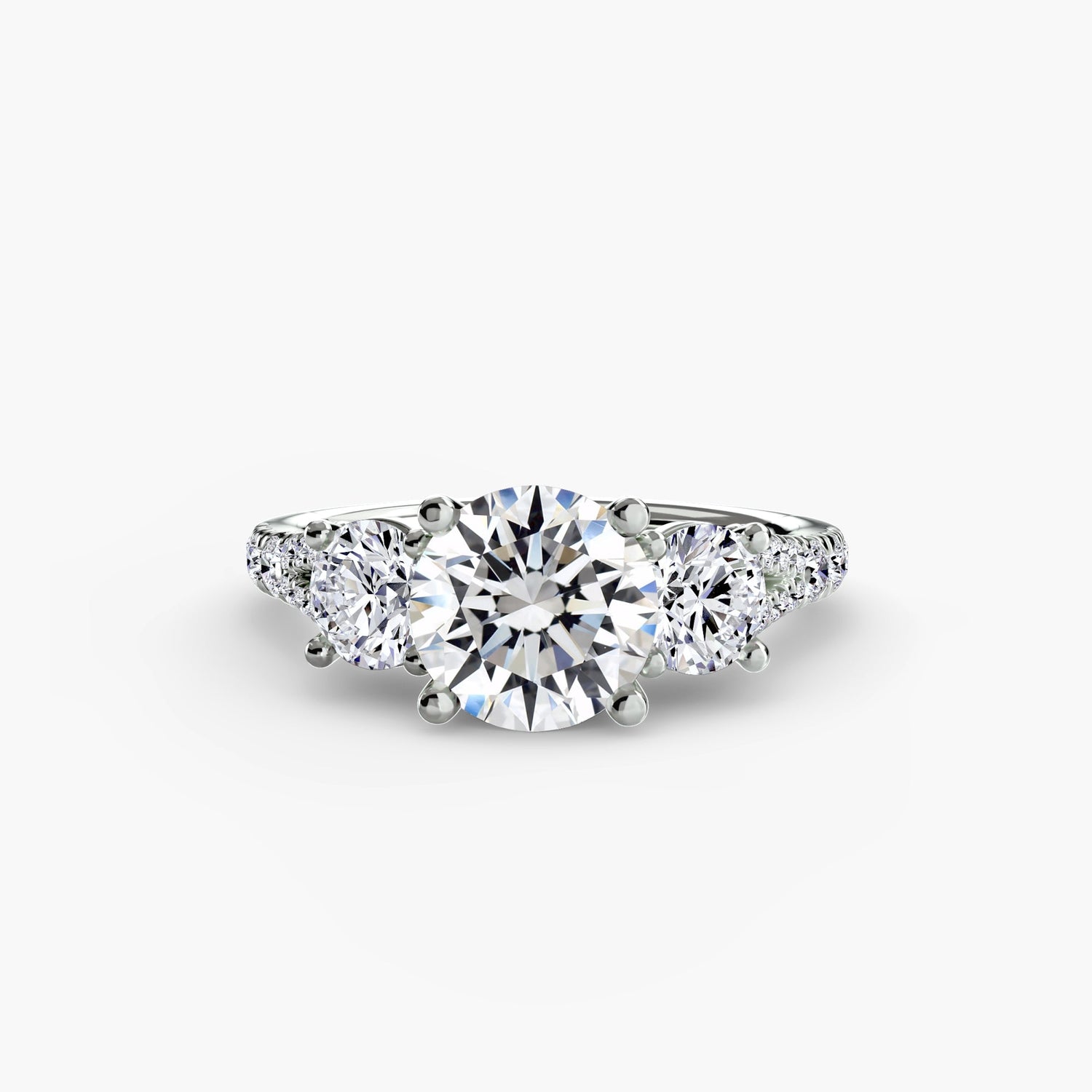 Luxuriöser Edler Diamant Setting 0,77 Karat – Hauptansicht