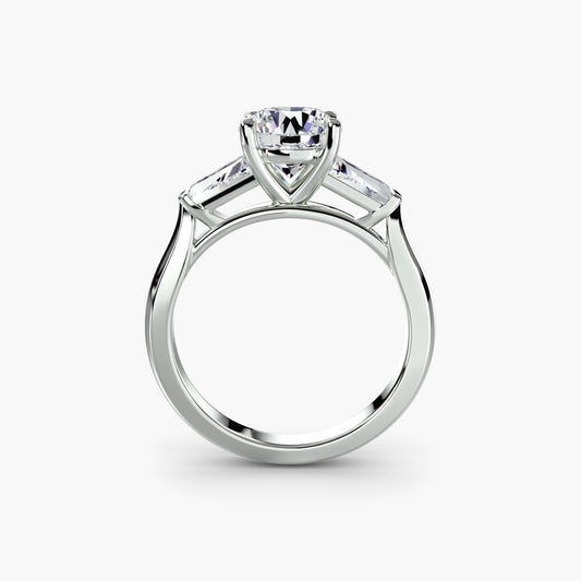 Setting Gold mit Edler Diamant – Frontansicht