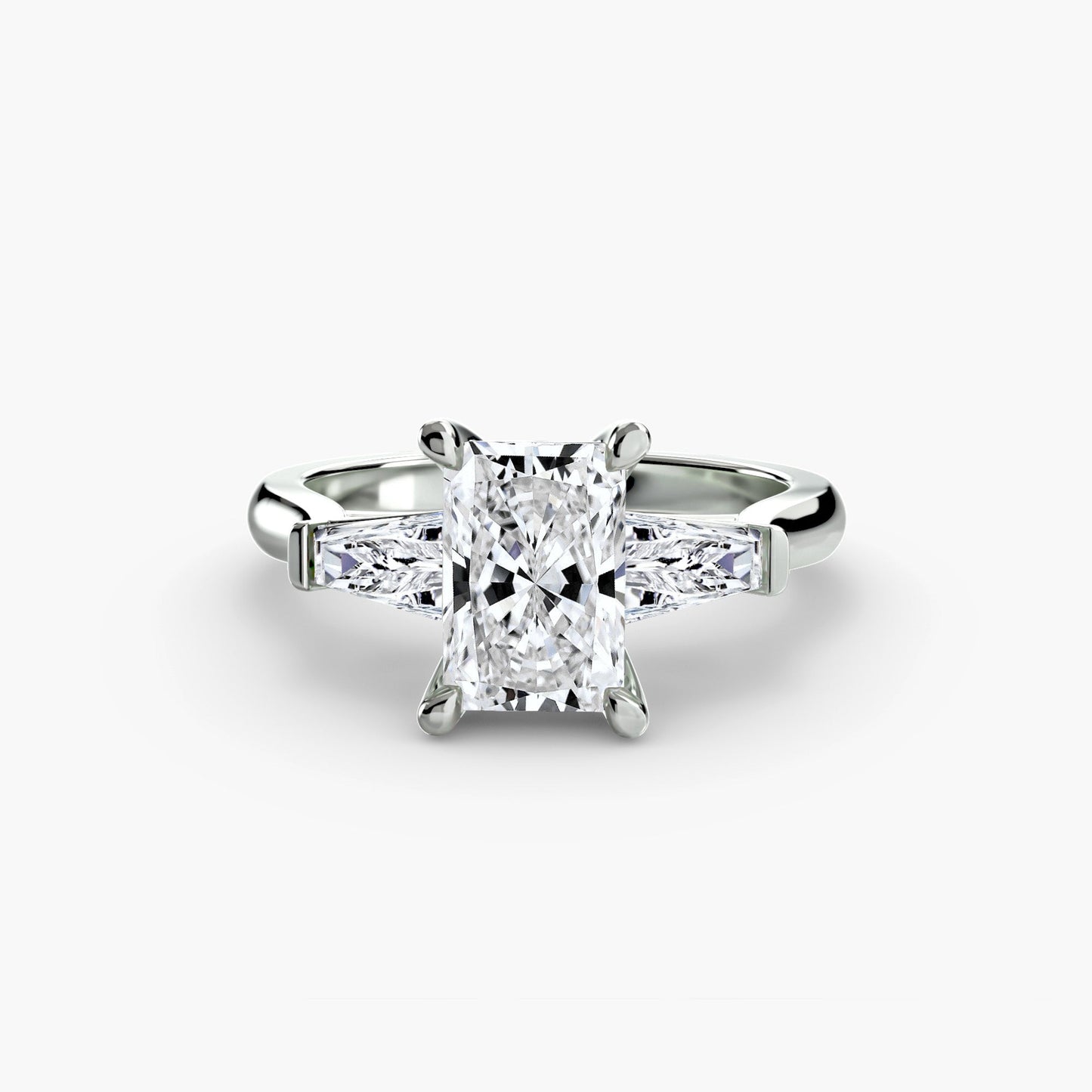 Erdgewonnener Brillant Setting 0,60 Karat Gold – Profilansicht