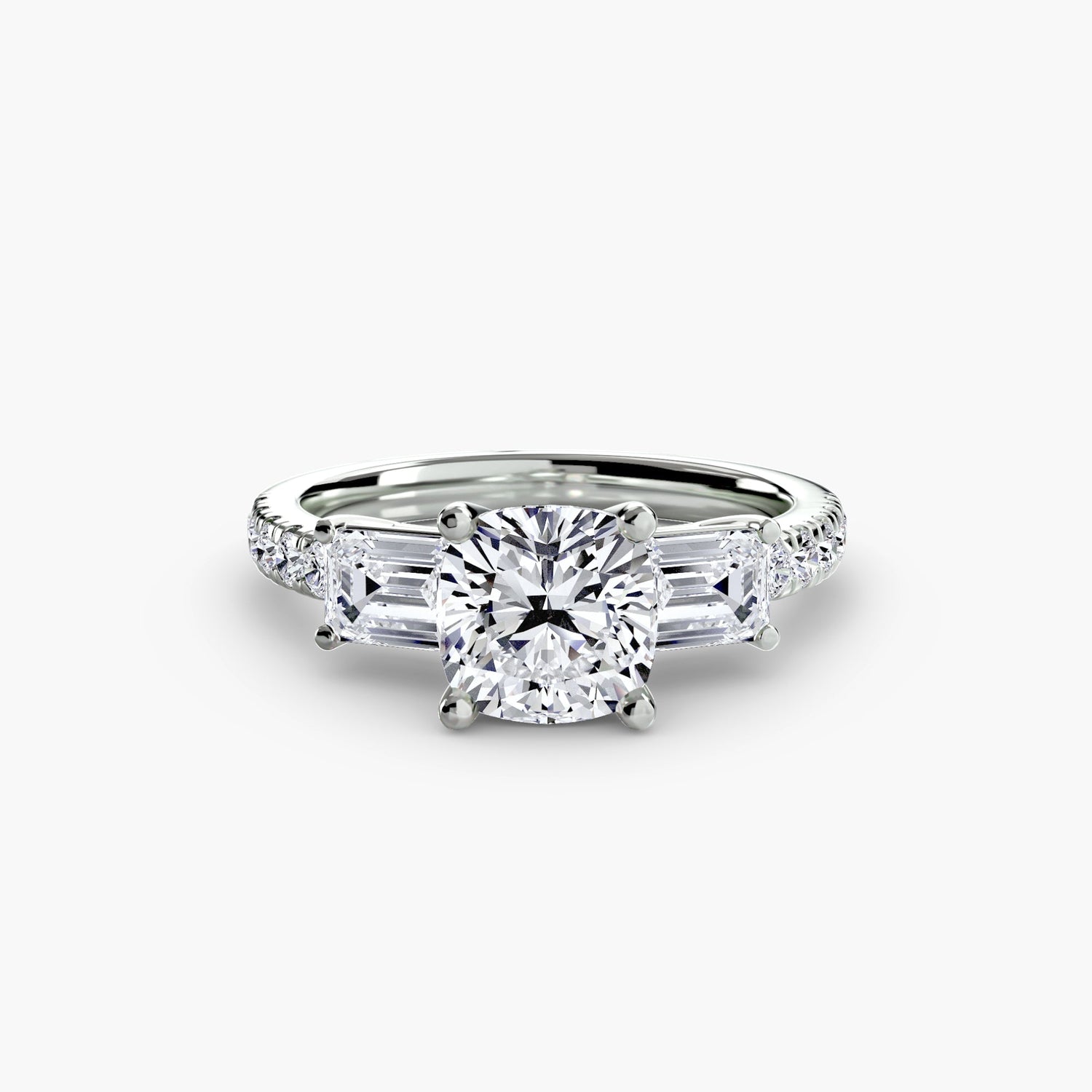Brillanter Setting 0,89 Karat – Schrägansicht