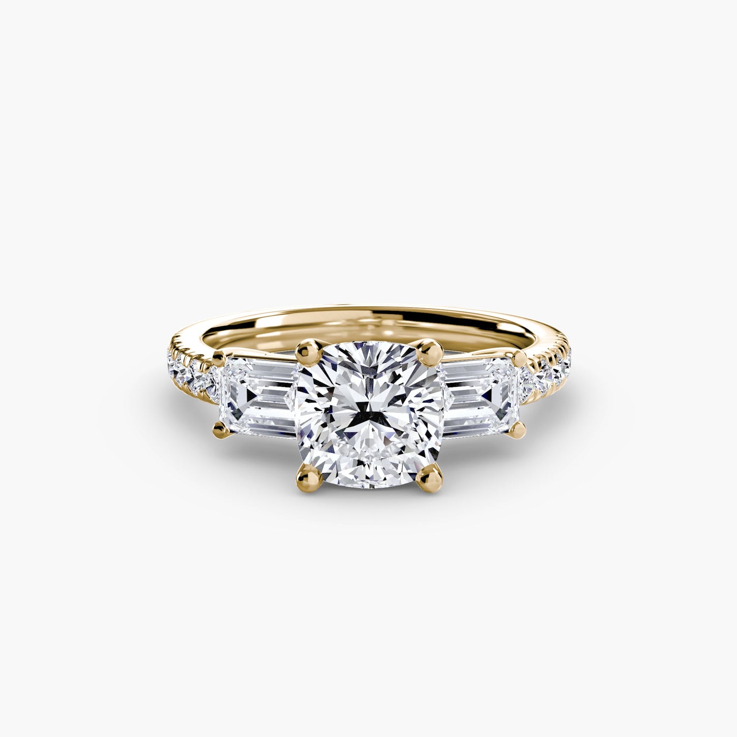 Brillanter Setting 0,89 Karat – Seitenansicht