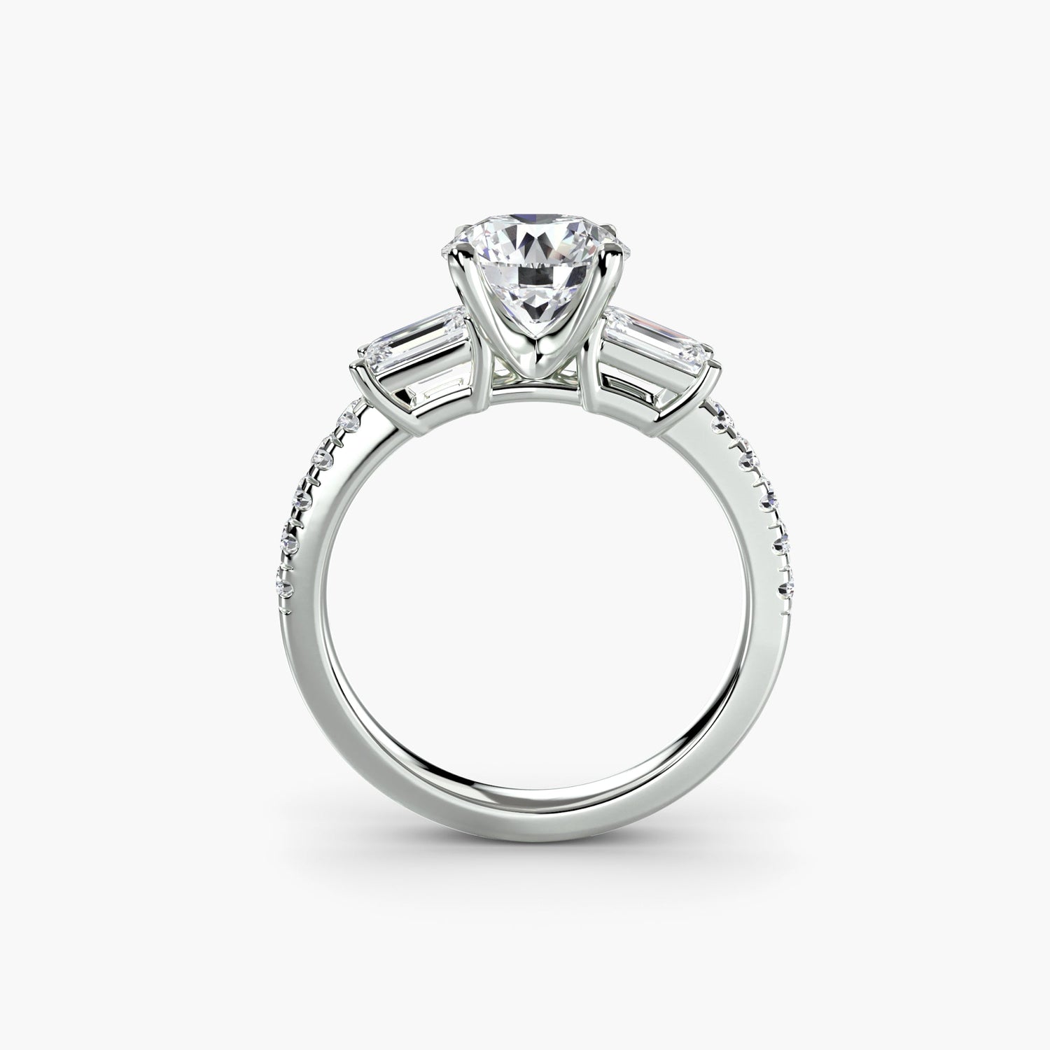 Echter Brillant Setting – Frontansicht