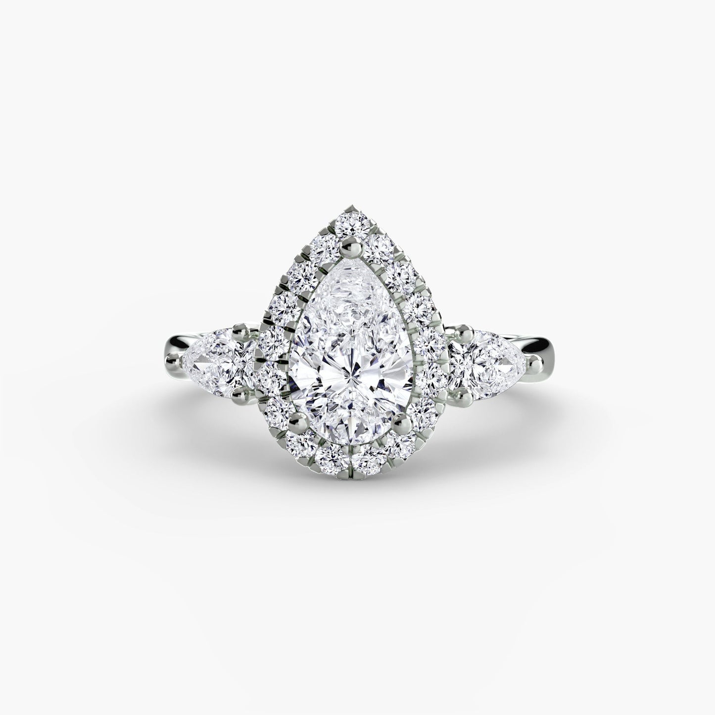 Edler Diamant Rund-Brillant Setting in Gold – Hauptansicht