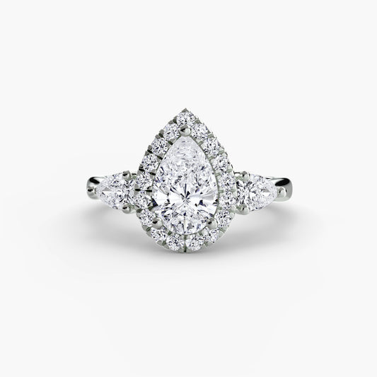 Edler Diamant Rund-Brillant Setting in Gold – Hauptansicht