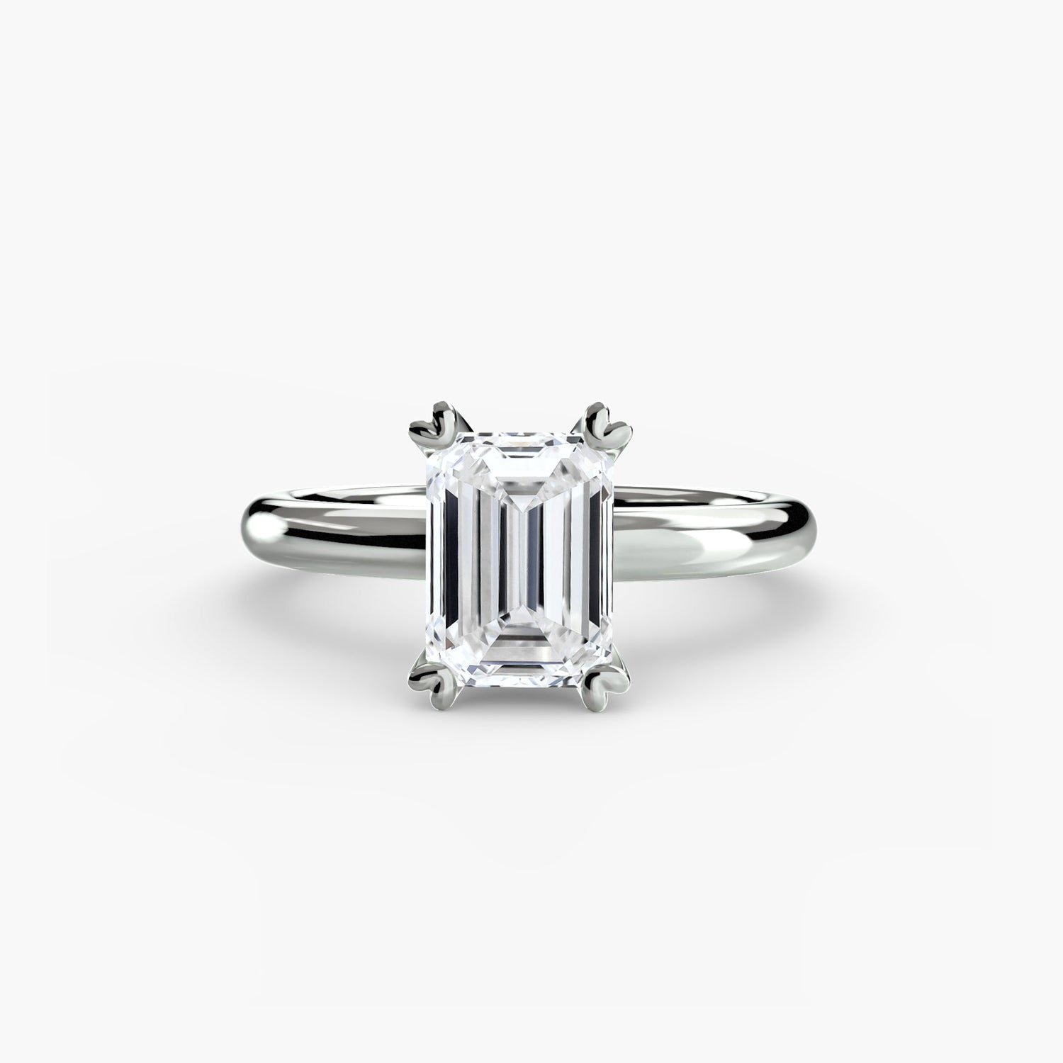 Exquisiter Edler Diamant Setting Karat – Rückansicht