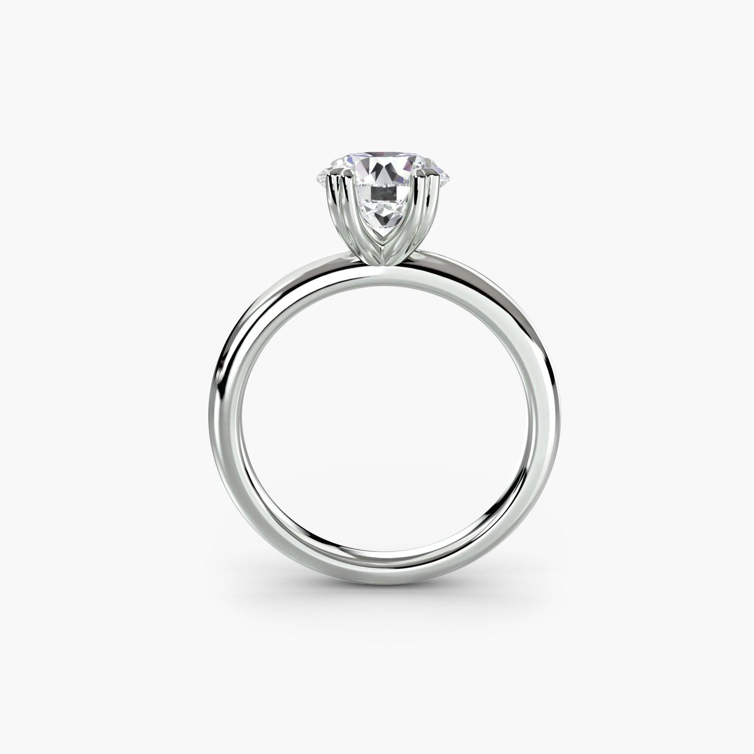 Edler Diamant Setting -Karat Gold – Frontansicht